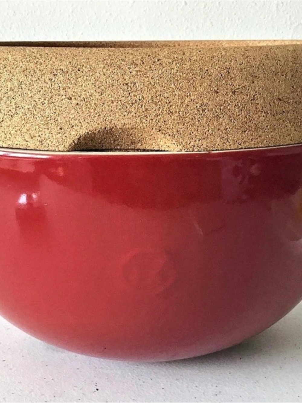 Emile Henry Deep Storage Bowl Red Cork